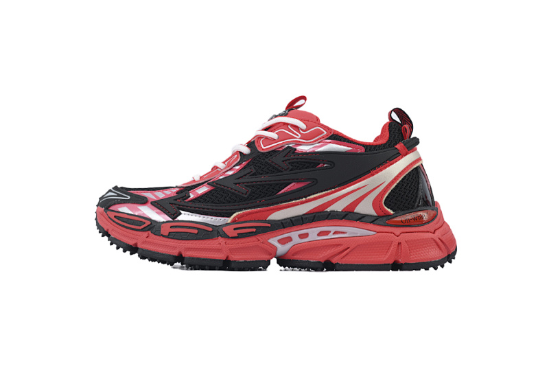 【CP3MI】黑红色 OFFWHITE跑鞋系列 OMIA295V24 FAB00 11025 FF-WHITE Out Of Black Red