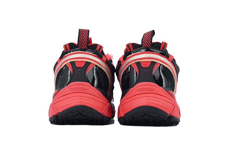【CP3MI】黑红色 OFFWHITE跑鞋系列 OMIA295V24 FAB00 11025 FF-WHITE Out Of Black Red