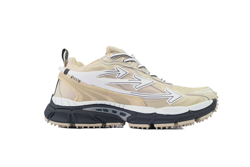 【CP3MI】米褐色 OFFWHITE跑鞋系列 OMIA295S25 FAB00 36113 FF-WHITE Out Of Brown