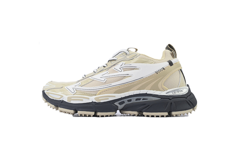 【CP3MI】米褐色 OFFWHITE跑鞋系列 OMIA295S25 FAB00 36113 FF-WHITE Out Of Brown