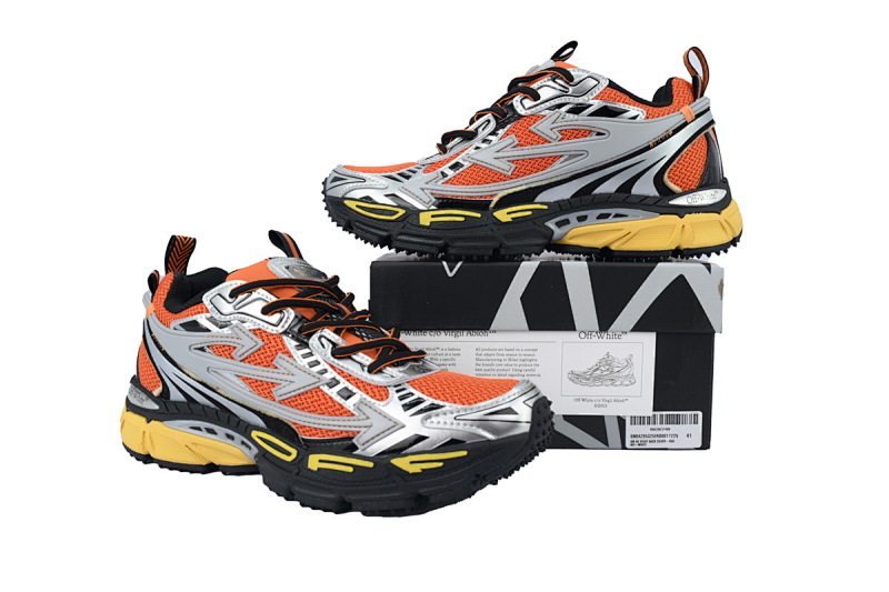 【CP3MI】橙色 OFFWHITE跑鞋系列 OMIA295S25 FAB00 17225 FF-WHITE Out Of Orange