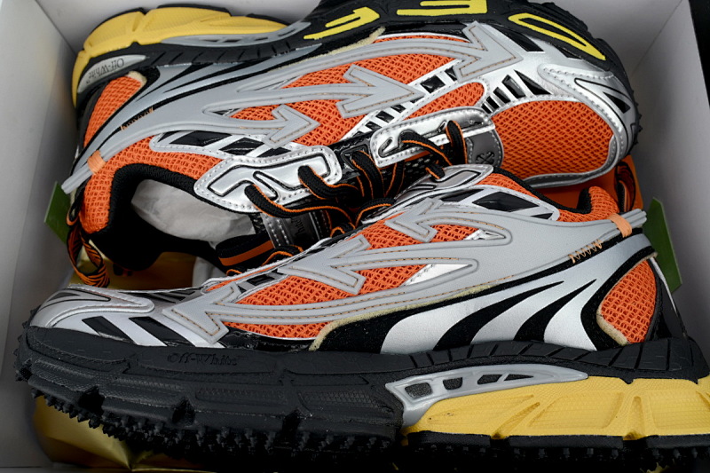 【CP3MI】橙色 OFFWHITE跑鞋系列 OMIA295S25 FAB00 17225 FF-WHITE Out Of Orange
