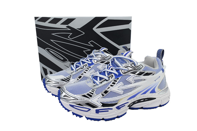 【CP3MI】白宝蓝 OFFWHITE跑鞋系列 OMIA295S25 FAB00 47247 FF-WHITE Out Of White Blue