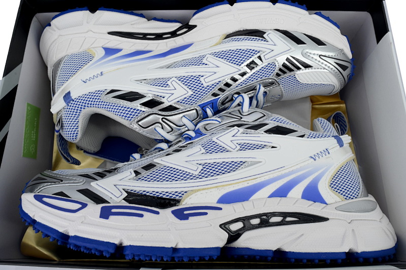 【CP3MI】白宝蓝 OFFWHITE跑鞋系列 OMIA295S25 FAB00 47247 FF-WHITE Out Of White Blue
