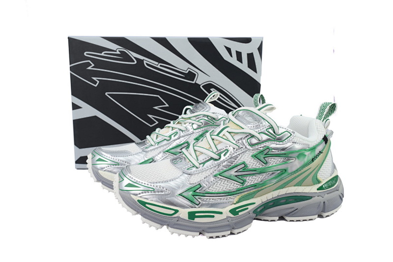 【CP3MI】绿松石 OFFWHITE跑鞋系列 OMIA295S25 FAB00 47243 FF-WHITE Out Of Turquoise Stone