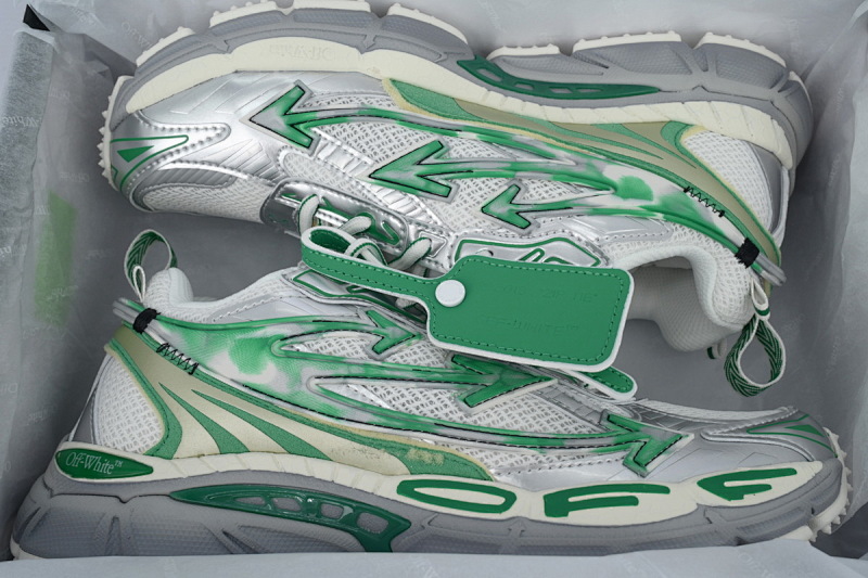【CP3MI】绿松石 OFFWHITE跑鞋系列 OMIA295S25 FAB00 47243 FF-WHITE Out Of Turquoise Stone