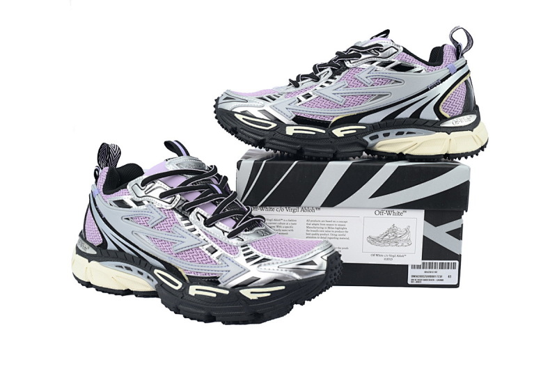 【CP3MI】粉紫色 OFFWHITE跑鞋系列 OWIA289S25 FAB00 1723F FF-WHITE Out Of Pink Purple