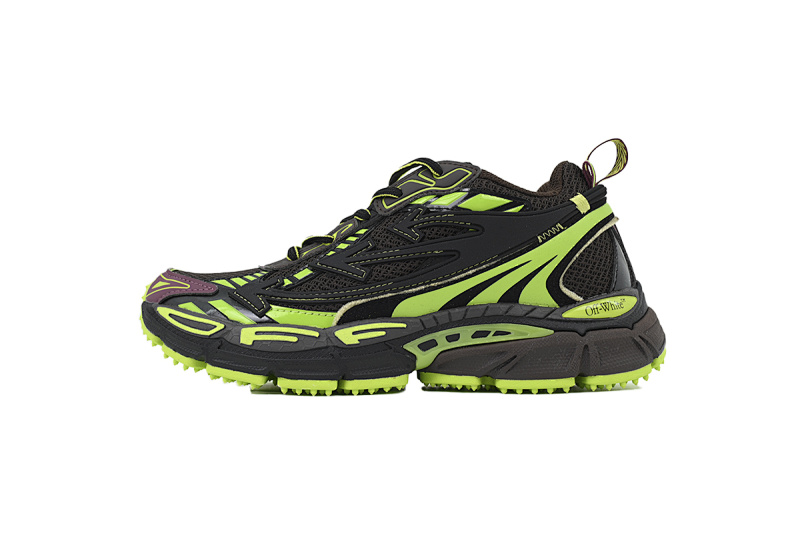【CP3MI】黑绿色 OFFWHITE跑鞋系列 OMIA295W24 FAB00 16070 FF-WHITE Out Of Dark Green