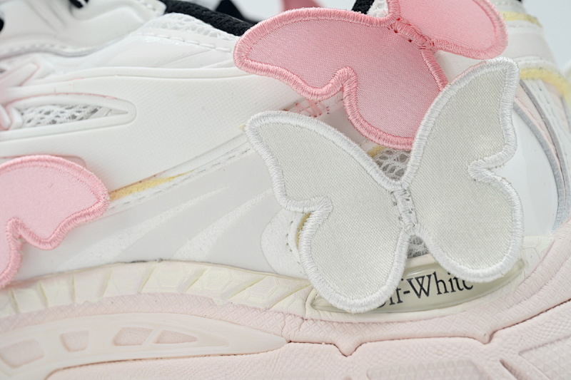 【CP3MI】粉色蝴蝶 OFFWHITE跑鞋系列 OWIA089W24 FAB00 23001 FF-WHITE Out Of Pink Butterfly
