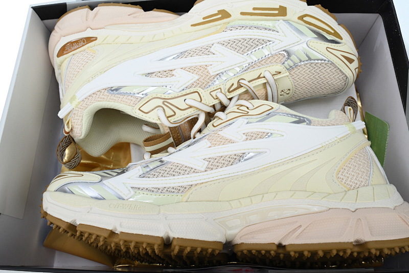 【CP3MI】浅粉棕 OFFWHITE跑鞋系列 OWIA289F24 FAB00 13C6D FF-WHITE Out Of Light pink brown