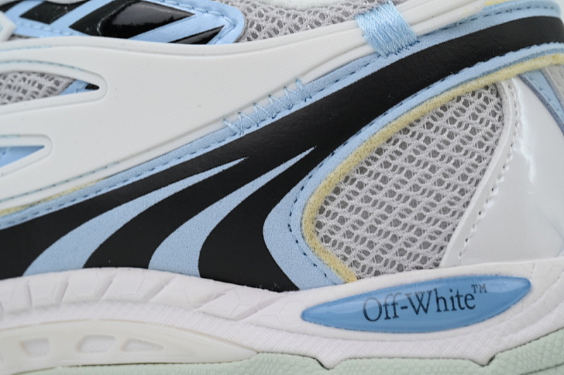 【CP3MI】白天蓝 OFFWHITE跑鞋系列 OMA295C99 FAB00 10140 FF-WHITE White Blue