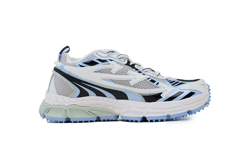 【CP3MI】白天蓝 OFFWHITE跑鞋系列 OMA295C99 FAB00 10140 FF-WHITE White Blue