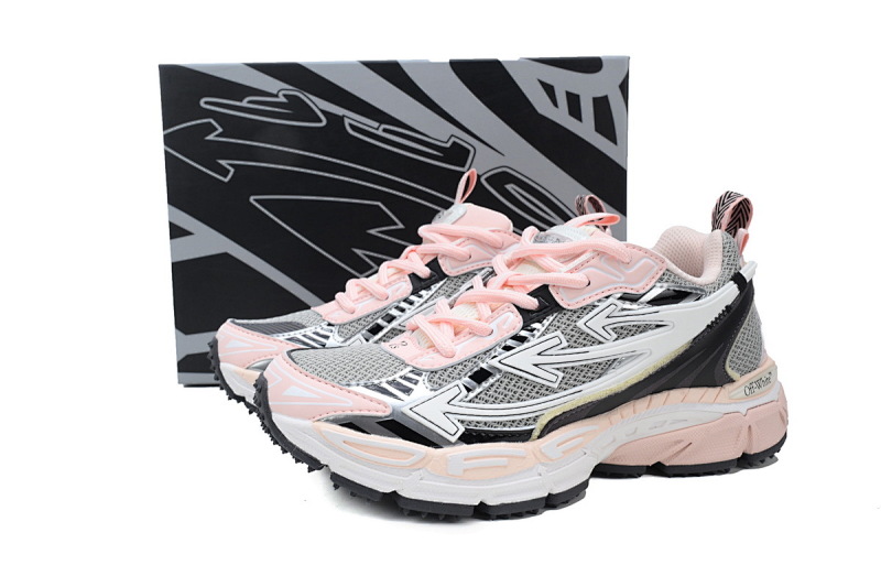 【CP3MI】粉白色 OFFWHITE跑鞋系列 OWIA289F24 FAB00 10931 FF-WHITE Pink White