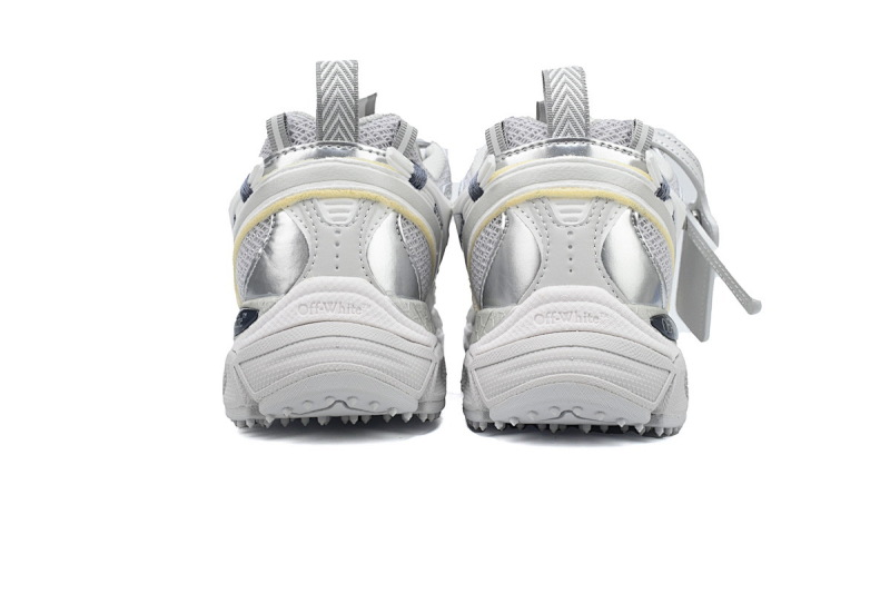 【CP3MI】白灰色 OFFWHITE跑鞋系列 OMIA295C99 FAB001 0972 FF-WHITE Military White Gray