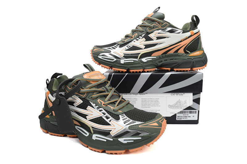 yupoo_308087_0af4ef8a.jpg 【CP3MI】军绿色 OFFWHITE跑鞋系列 OMIA295F24 FAB00 10009 FF-WHITE Military Green