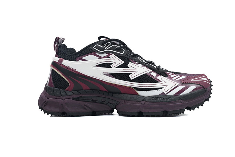 【CP3MI】黑紫红 OFFWHITE跑鞋系列 OMIA295F24 FAB00 10012 FF-WHITE Black Purple Red