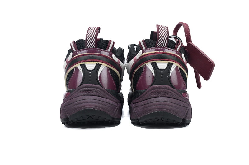 【CP3MI】黑紫红 OFFWHITE跑鞋系列 OMIA295F24 FAB00 10012 FF-WHITE Black Purple Red