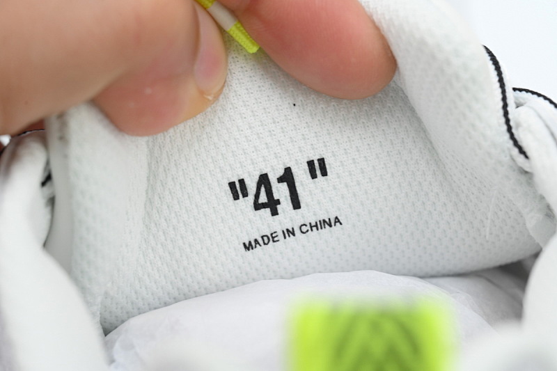 【CP3MI】荧光绿 OFFWHITE跑鞋系列 OMIA295F24 FAB00 10011 FF-WHITE Fluorescent Green