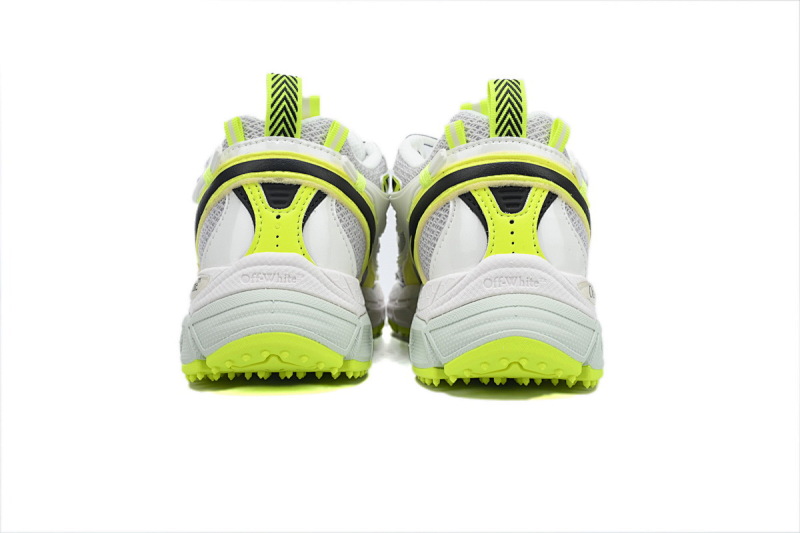 【CP3MI】荧光绿 OFFWHITE跑鞋系列 OMIA295F24 FAB00 10011 FF-WHITE Fluorescent Green