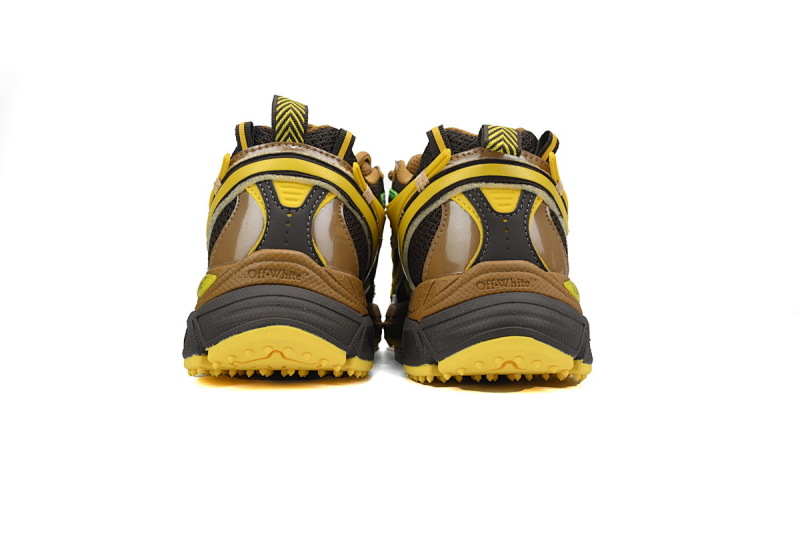 【CP3MI】黑黄色 OFFWHITE跑鞋系列 OMIA295F24 FAB00 10010 FF-WHITE Black Yellow
