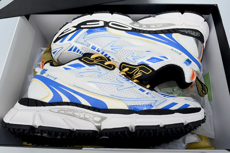 【CP3MI】浅蓝白 OFFWHITE跑鞋系列 OIIA295F24 FAB00 20945 FF-WHITE Out Of Light Blue and White