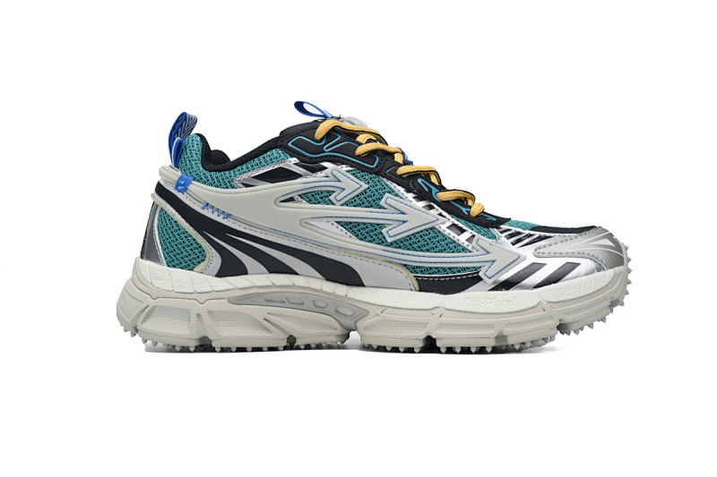 【CP3MI】绿色 OFFWHITE跑鞋系列 OIIA295F24 FAB00 10008 FF-WHITE Out Of Blue Green