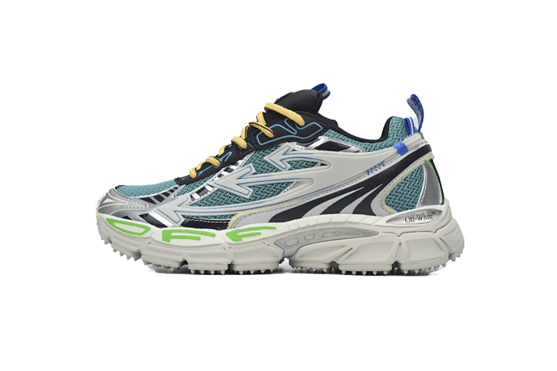 【CP3MI】绿色 OFFWHITE跑鞋系列 OIIA295F24 FAB00 10008 FF-WHITE Out Of Blue Green