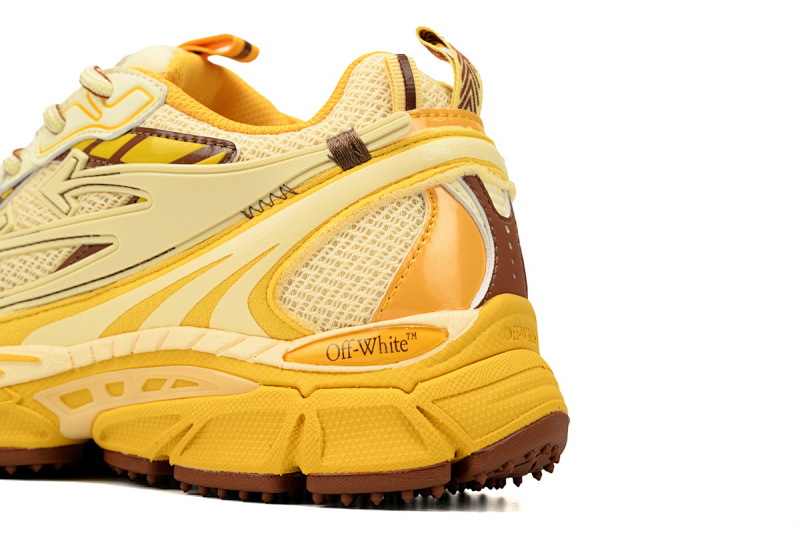 【CP3MI】奶黄色 OFFWHITE跑鞋系列 OIIA295F24 FAB002 200A FF-WHITE Out Of Blue Milk Yellow