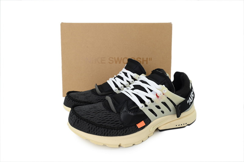 【CA0K6】原色OW OV版耐克王联名跑鞋 AA3830-001 Off-White x Nike Air Presto 'The Ten'