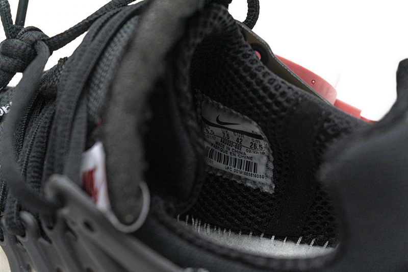 【CA3OW】全黑OW 纯原版耐克王联名跑鞋 AA3830-002 OFF-WHITE x Nike Air Presto Black