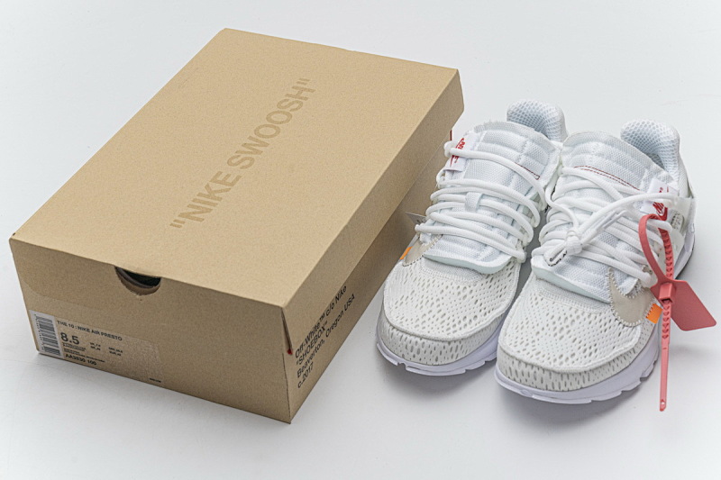 【CA3OW】全白OW 纯原版耐克王联名跑鞋 AA3830-100 OFF-WHITE x Nike Air Presto White