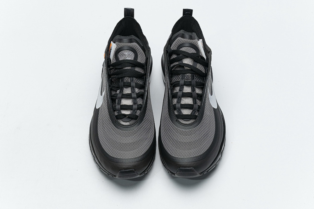 【DY5OW】全黑OW 公司级耐克97联名气垫跑鞋 AJ4585-001 Off-White x Nike Air Max 97 All Black
