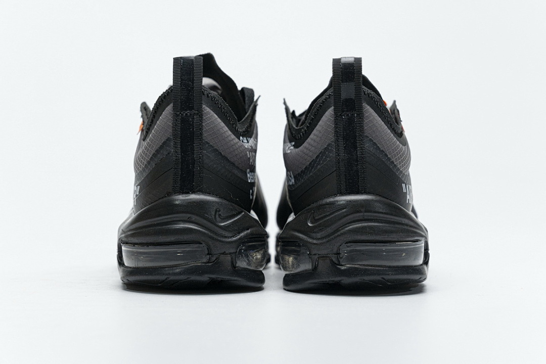 【DY5OW】全黑OW 公司级耐克97联名气垫跑鞋 AJ4585-001 Off-White x Nike Air Max 97 All Black