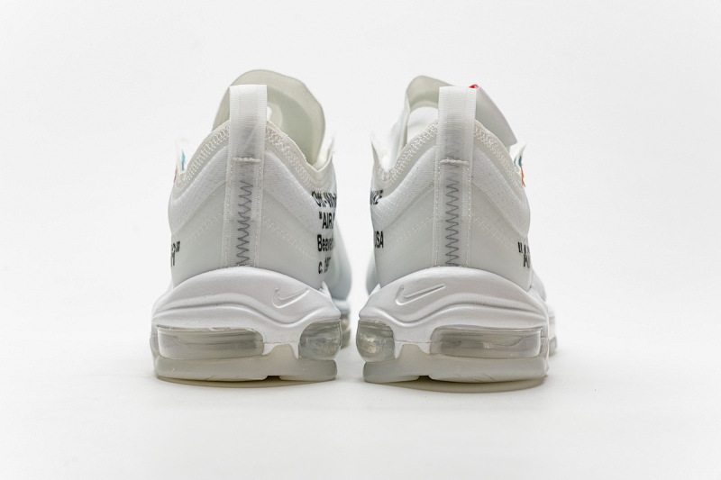 【DY5OW】全白OW 公司级耐克97联名气垫跑鞋 AJ4585-100 Off-White x Nike Air Max 97 All White