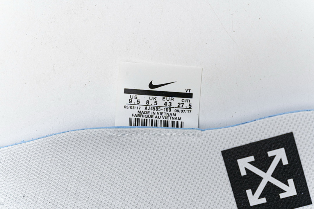 【DY5OW】全白OW 公司级耐克97联名气垫跑鞋 AJ4585-100 Off-White x Nike Air Max 97 All White