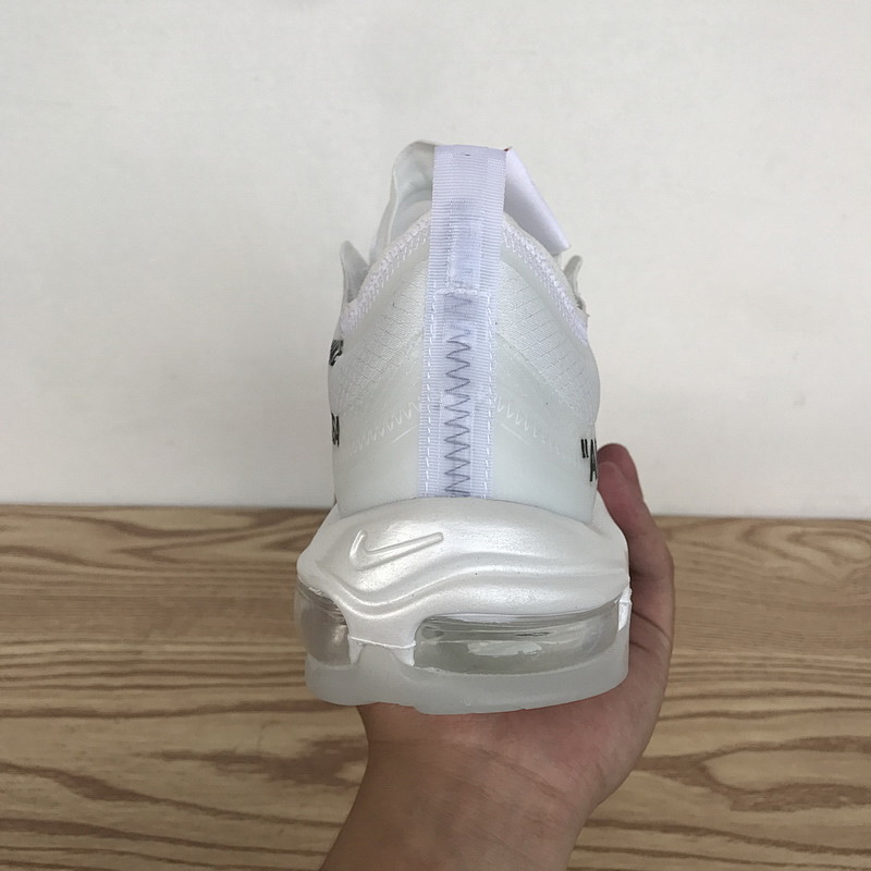【DY5OW】全白OW 公司级耐克97联名气垫跑鞋 AJ4585-100 Off-White x Nike Air Max 97 All White