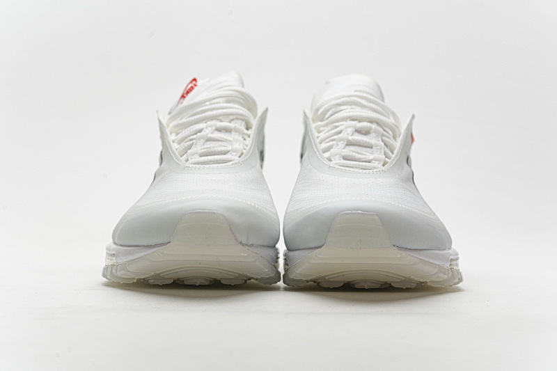【DY5OW】全白OW 公司级耐克97联名气垫跑鞋 AJ4585-100 Off-White x Nike Air Max 97 All White
