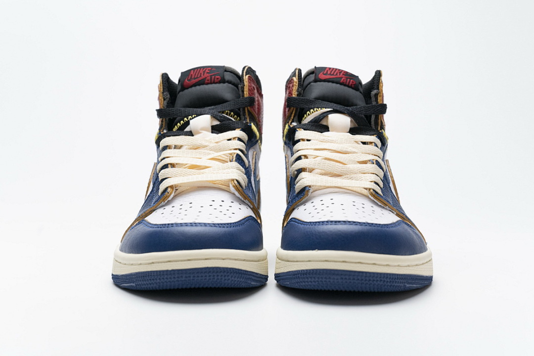 【DA0OW】拼接蓝 乔丹1代篮球鞋BV1300-146 Air Jordan 1 Retro High Union Los Angeles Blue Toe