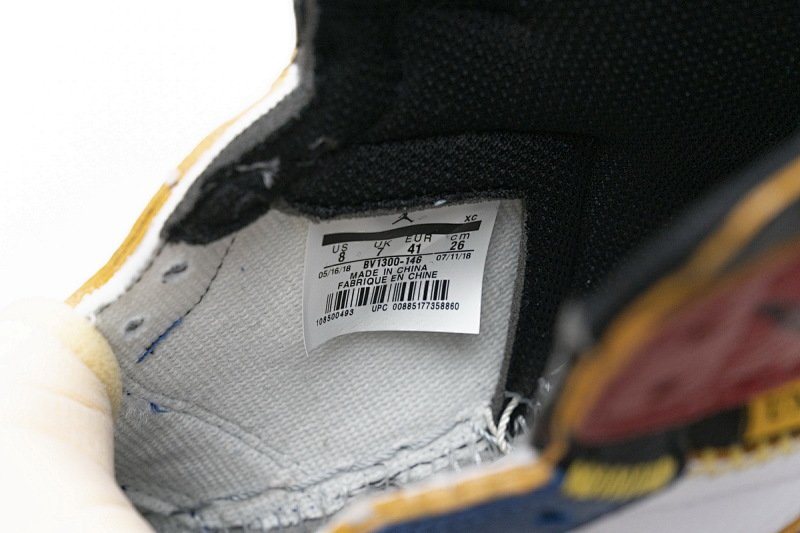 【DA0OW】拼接蓝 乔丹1代篮球鞋BV1300-146 Air Jordan 1 Retro High Union Los Angeles Blue Toe