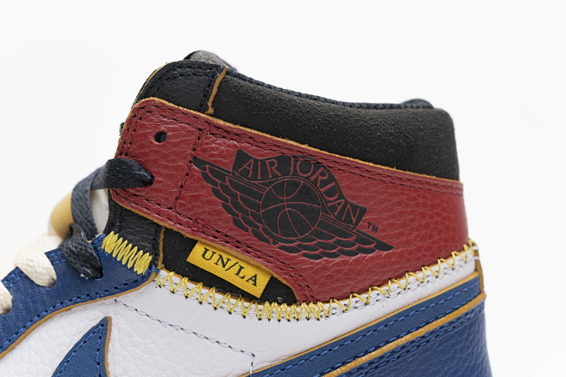 【DA0OW】拼接蓝 乔丹1代篮球鞋BV1300-146 Air Jordan 1 Retro High Union Los Angeles Blue Toe