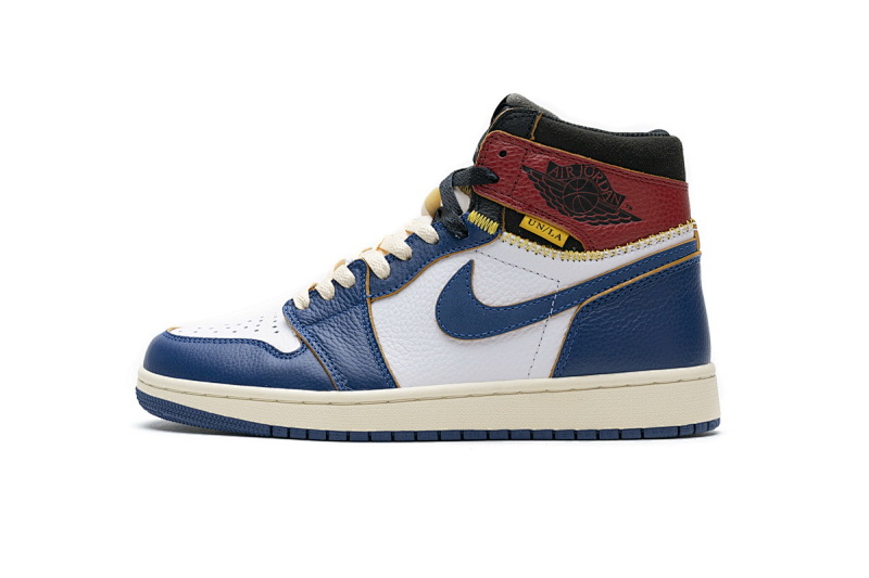 【DA0OW】拼接蓝 乔丹1代篮球鞋BV1300-146 Air Jordan 1 Retro High Union Los Angeles Blue Toe