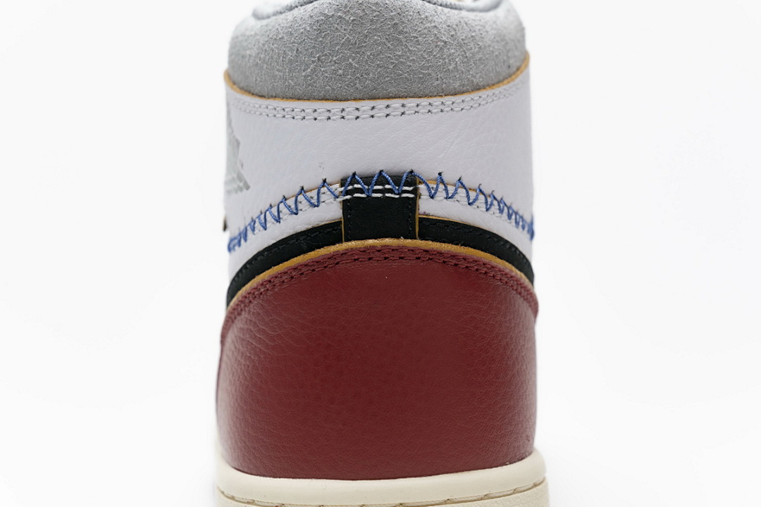 【DA0OW】拼接红 乔丹1代篮球鞋BV1300-106 Air Jordan 1 Retro High Union Los Angeles Black Toe