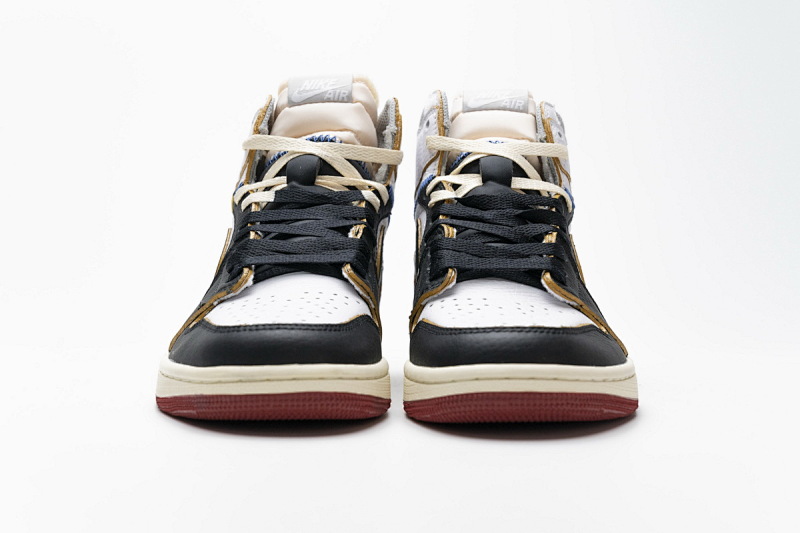【DA0OW】拼接红 乔丹1代篮球鞋BV1300-106 Air Jordan 1 Retro High Union Los Angeles Black Toe