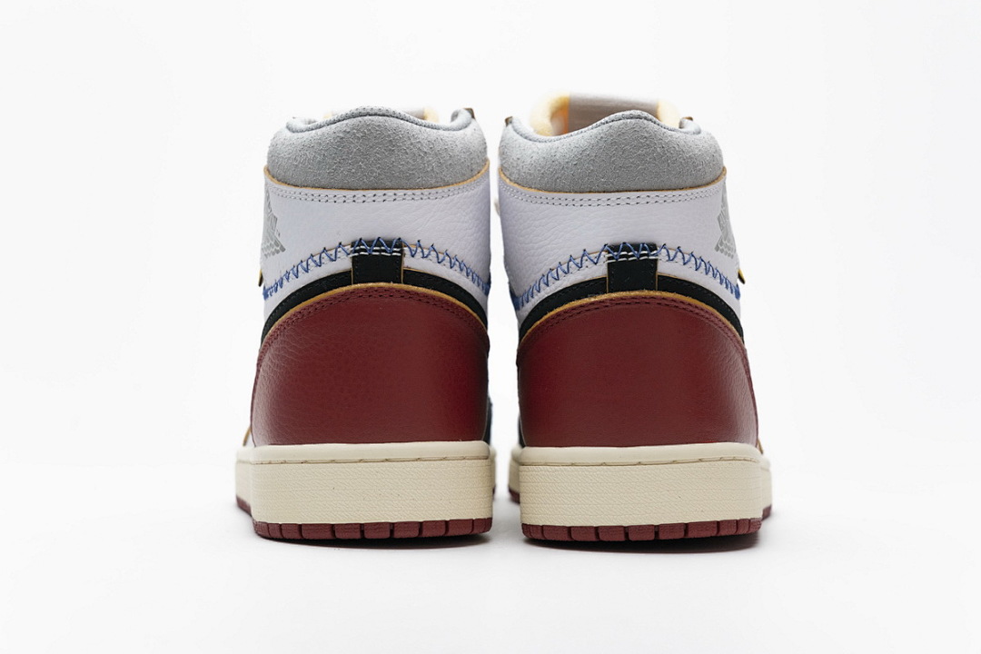 【DA0OW】拼接红 乔丹1代篮球鞋BV1300-106 Air Jordan 1 Retro High Union Los Angeles Black Toe
