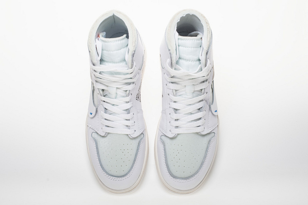 【DA7OW】全白OW 乔丹一代OFF WHITE X Air Jordan 1 AQ0818-100 White