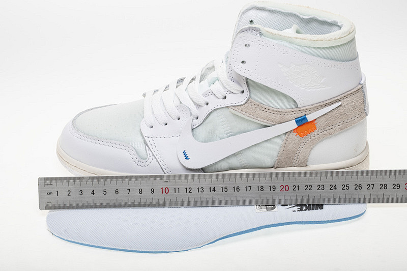 【DA7OW】全白OW 乔丹一代OFF WHITE X Air Jordan 1 AQ0818-100 White