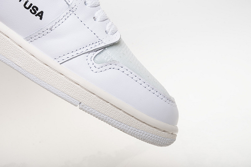 【DA7OW】全白OW 乔丹一代OFF WHITE X Air Jordan 1 AQ0818-100 White