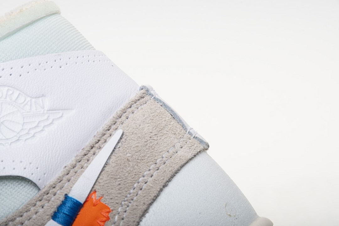 【DA7OW】全白OW 乔丹一代OFF WHITE X Air Jordan 1 AQ0818-100 White