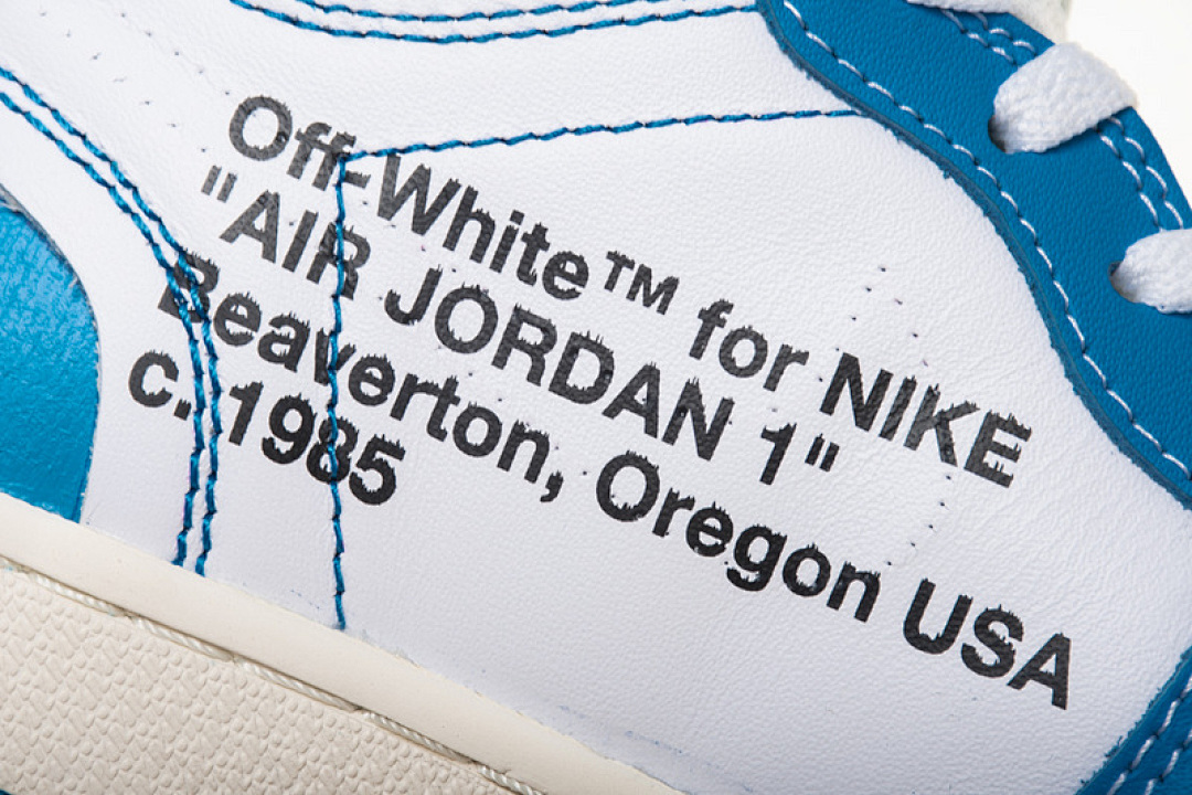 yupoo_308785_aa300129.jpg 【DA7OW】北卡蓝OW Off White联名 乔丹一代 Off White x Air Jordan 1 “UNC”AQ0818-148