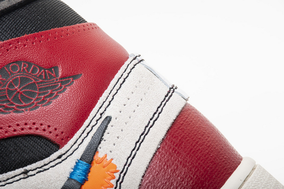 【DA7OW】白红OW Off White联名芝加哥 乔丹一代 OFF-WHITE x Air Jordan 1 High OG 10X“Chicago”AA3834-101